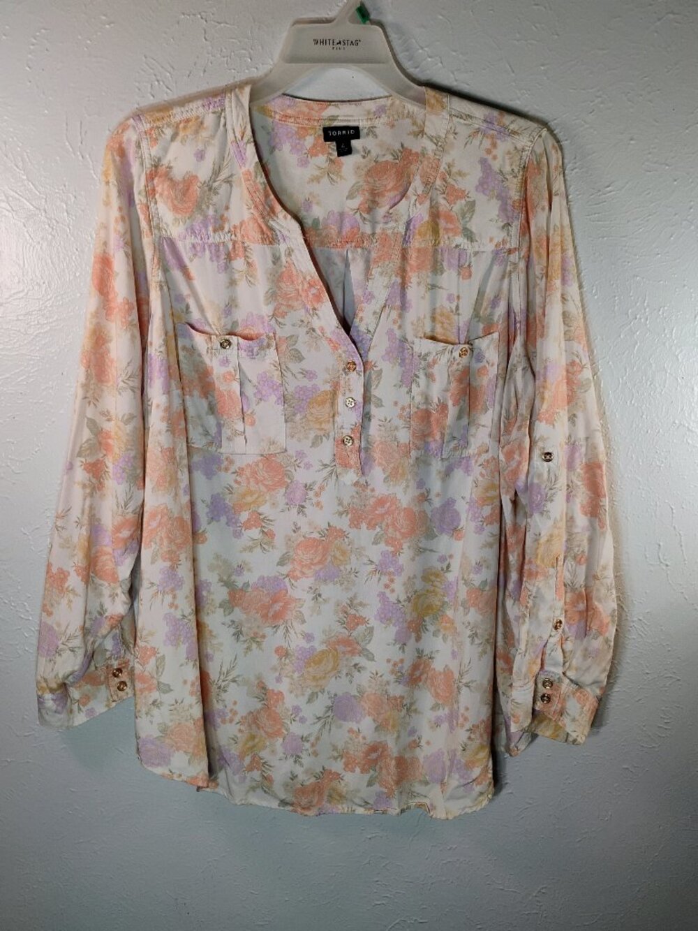 Torrid Women's Floral Pullover Tunic – Size 4